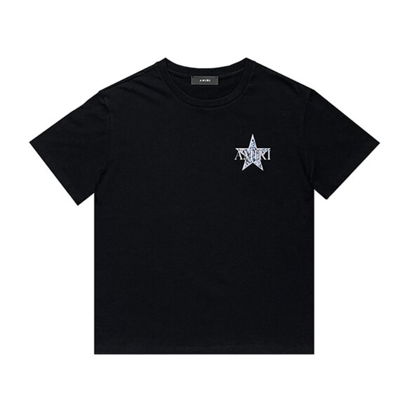 AMIRI Bandana Stars Tee Black